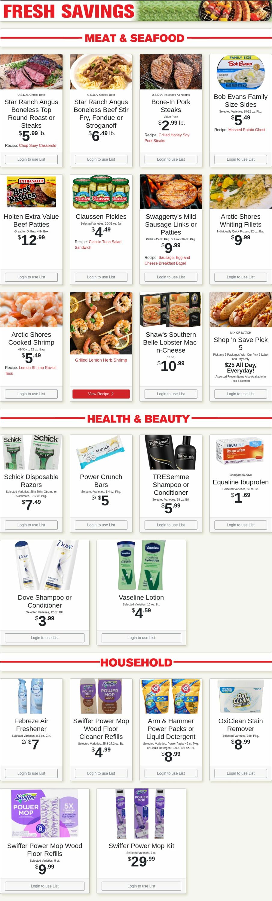 Weekly ad Shop'n Save 08/05/2024 - 08/11/2024