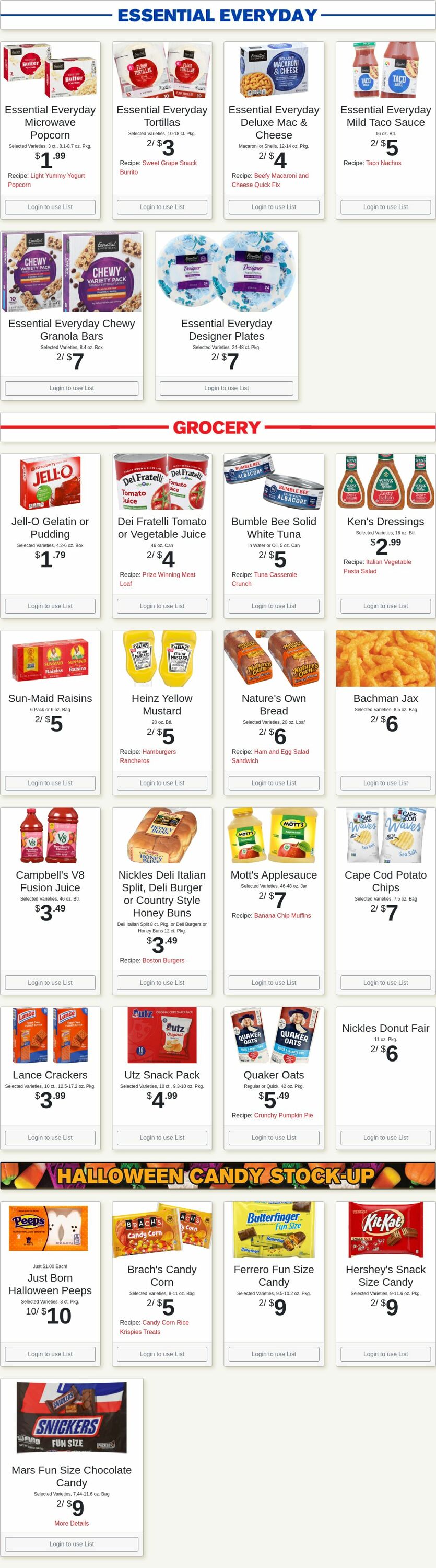 Weekly ad Shop'n Save 10/28/2024 - 11/03/2024