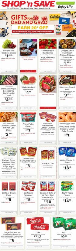 Weekly ad Shop'n Save 06/09/2025 - 06/15/2025