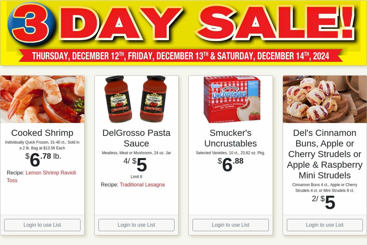 Weekly ad Shop'n Save 12/09/2024 - 12/15/2024