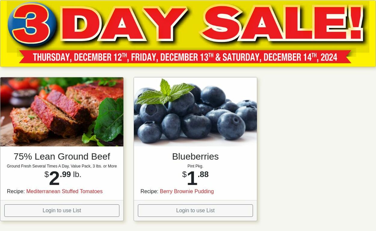 Weekly ad Shop'n Save 12/09/2024 - 12/15/2024