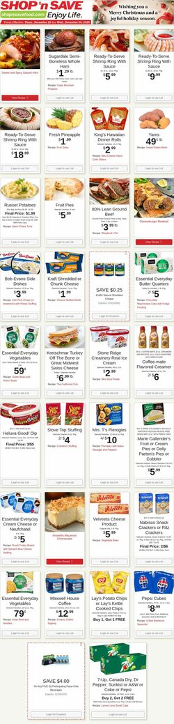 Weekly ad Shop'n Save 12/22/2025 - 12/28/2025