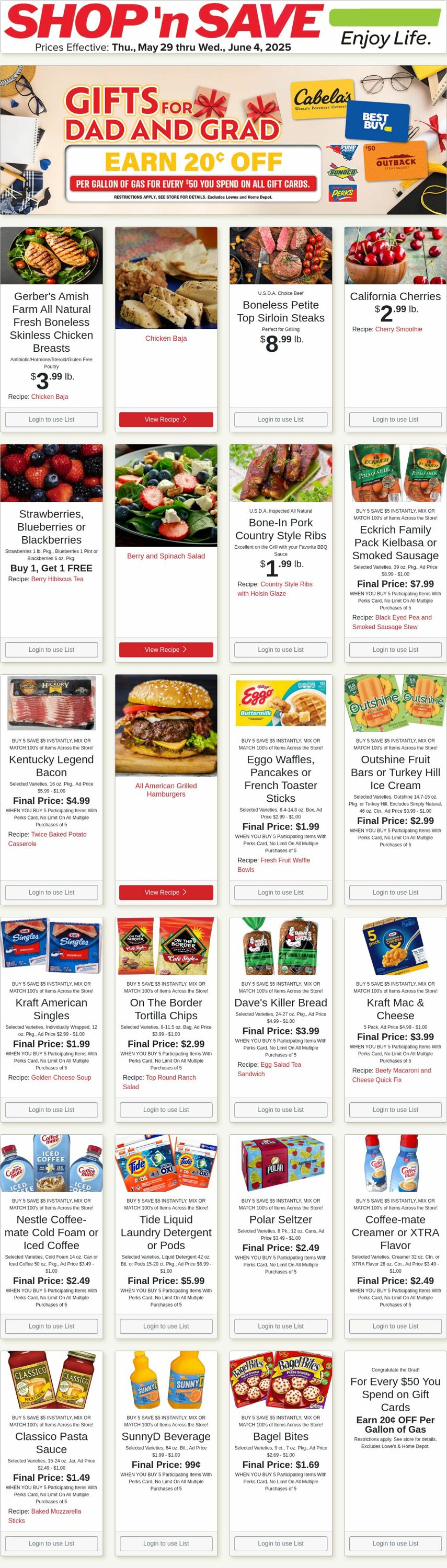 Weekly ad Shop'n Save 06/02/2025 - 06/08/2025