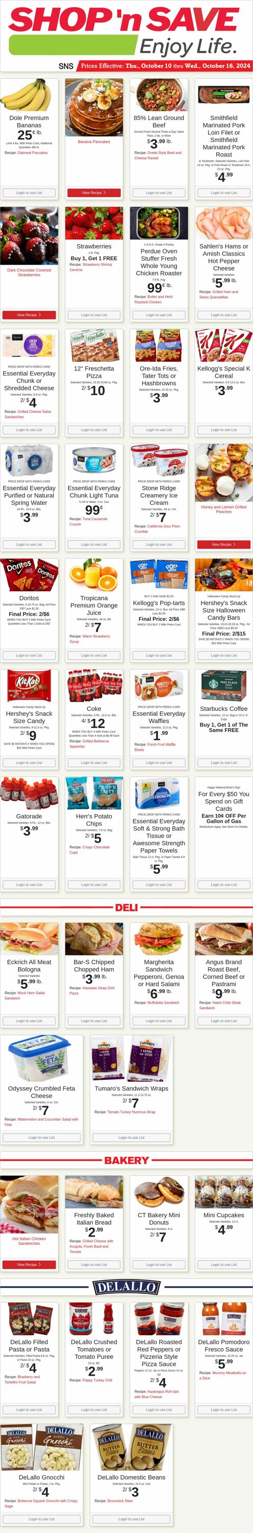 Weekly ad Shop'n Save 10/14/2024 - 10/20/2024