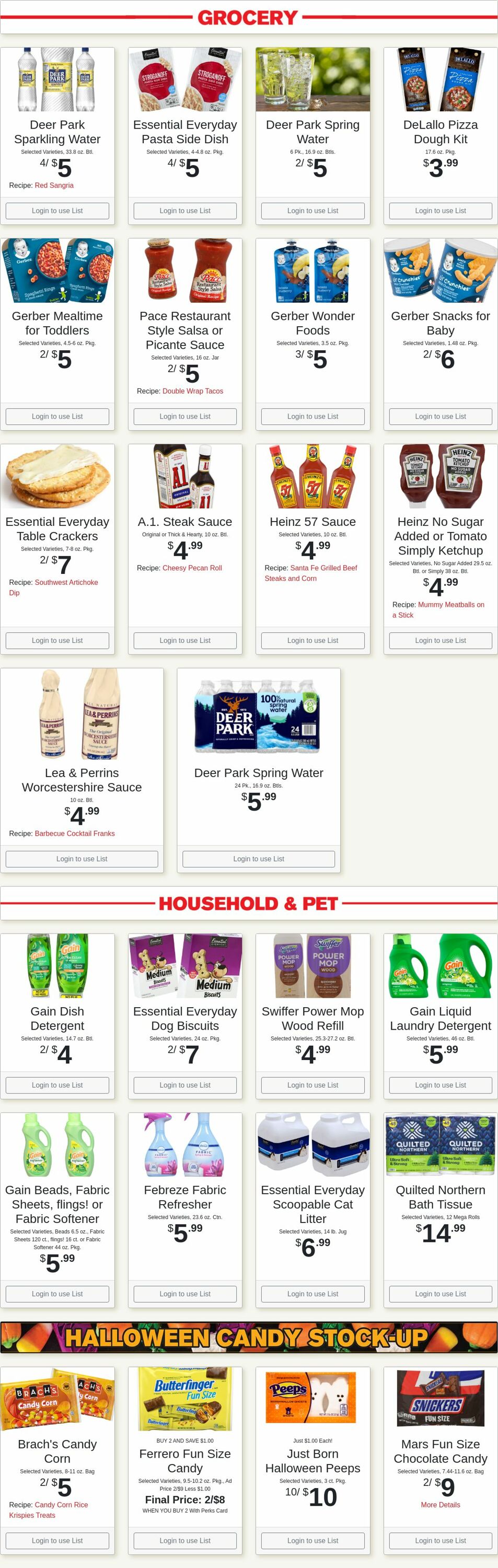 Weekly ad Shop'n Save 10/14/2024 - 10/20/2024