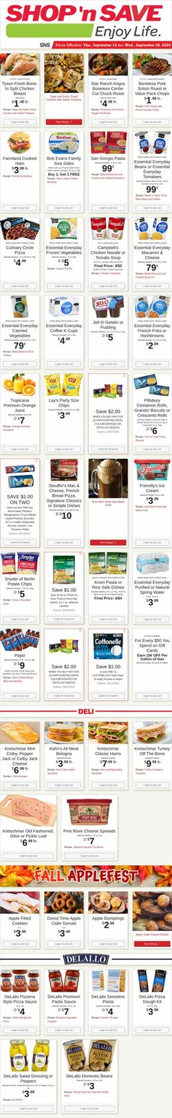 Weekly ad Shop'n Save 08/19/2024 - 08/25/2024