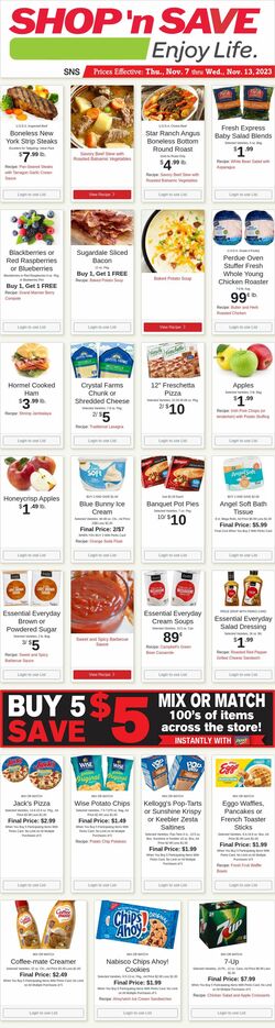 Weekly ad Shop'n Save 11/11/2024 - 11/17/2024