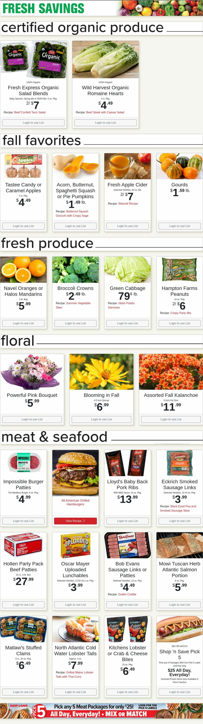 Weekly ad Shop'n Save 10/13/2025 - 10/19/2025