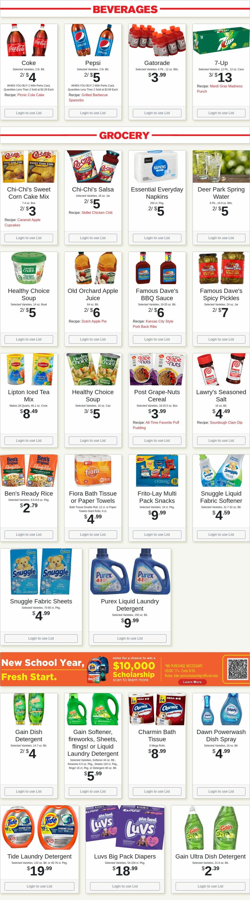 Weekly ad Shop'n Save 08/26/2024 - 09/01/2024