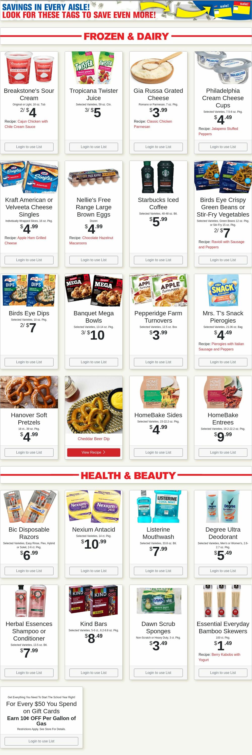 Weekly ad Shop'n Save 08/26/2024 - 09/01/2024