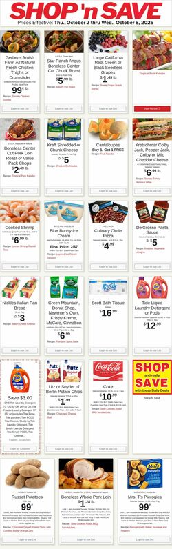 Weekly ad Shop'n Save 12/22/2025 - 12/28/2025