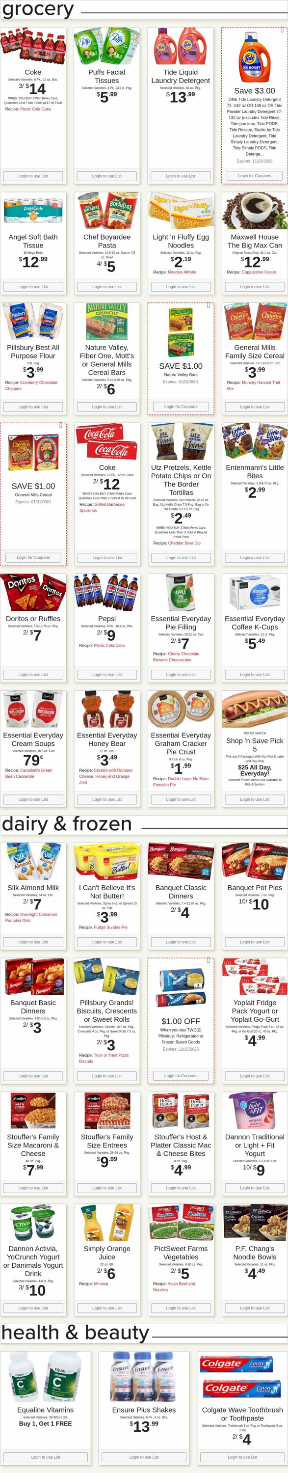 Weekly ad Shop'n Save 11/10/2025 - 11/16/2025