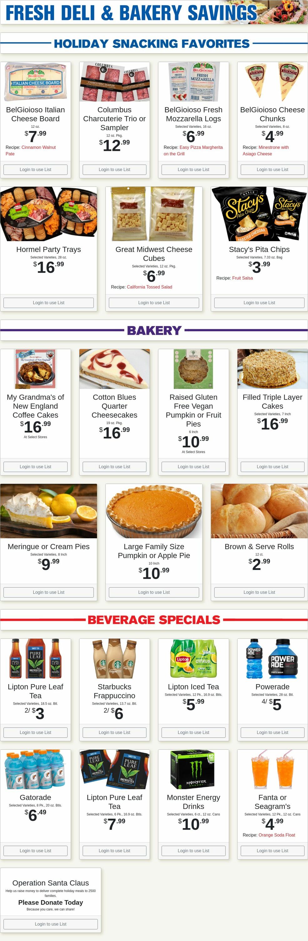 Weekly ad Shop'n Save 11/25/2024 - 12/01/2024