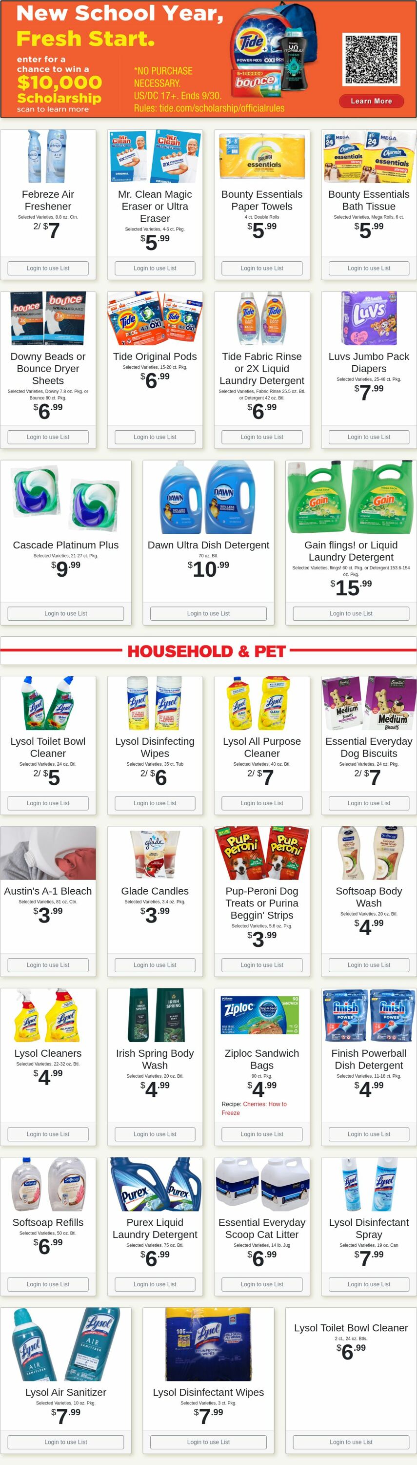 Weekly ad Shop'n Save 08/19/2024 - 08/25/2024