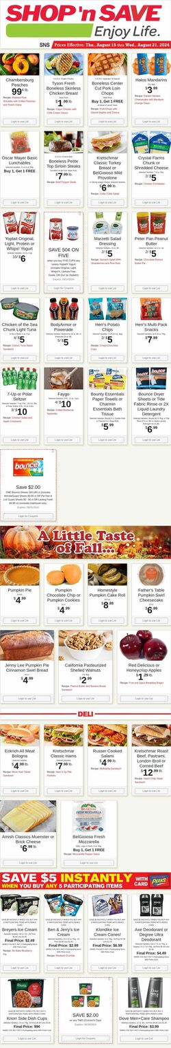 Weekly ad Shop'n Save 09/30/2024 - 10/06/2024