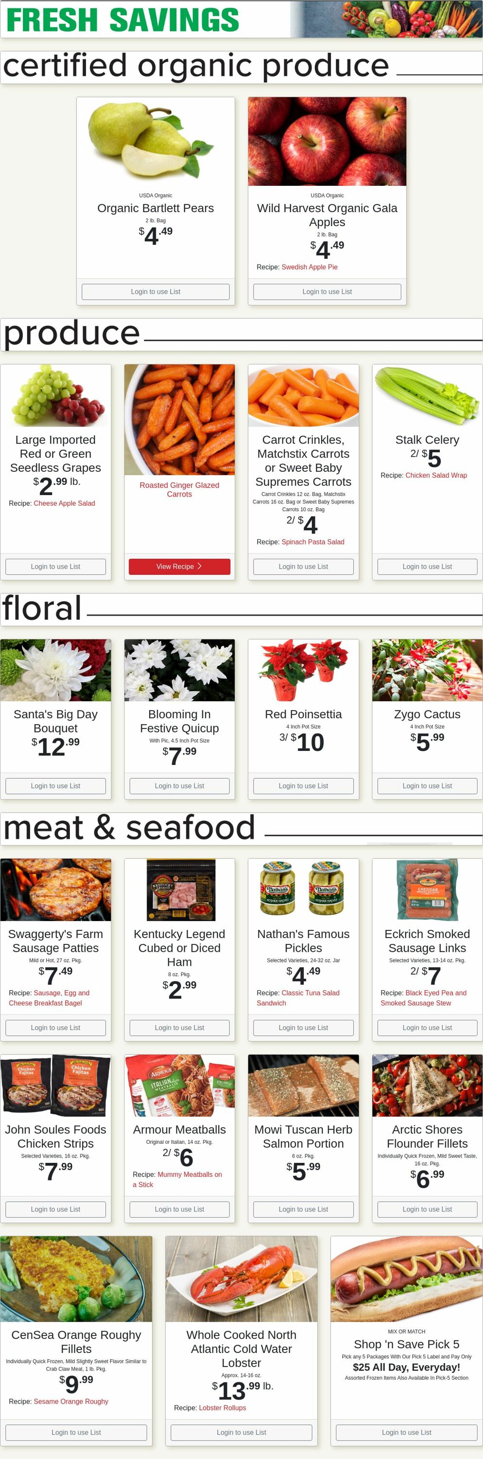 Weekly ad Shop'n Save 12/08/2025 - 12/14/2025