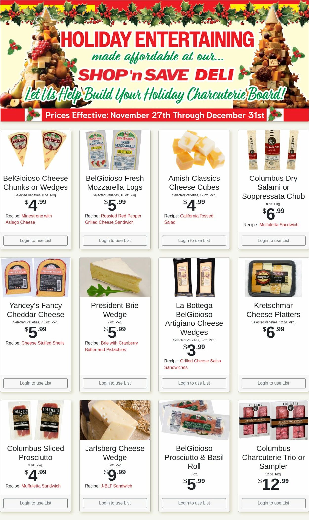 Weekly ad Shop'n Save 12/08/2025 - 12/14/2025
