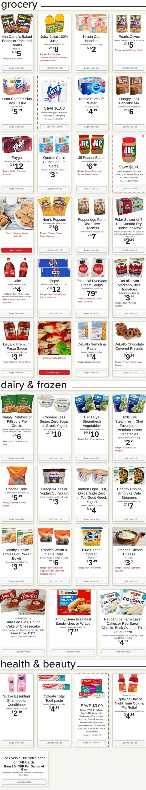 Weekly ad Shop'n Save 11/17/2025 - 11/23/2025