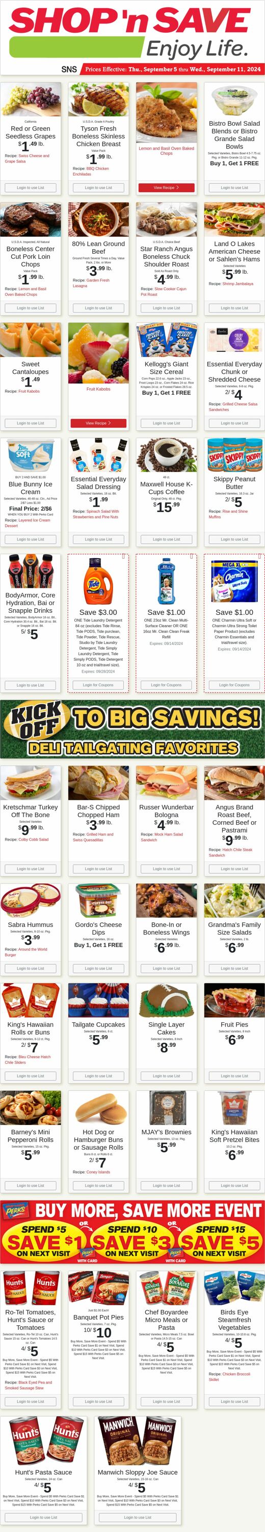 Weekly ad Shop'n Save 09/09/2024 - 09/15/2024