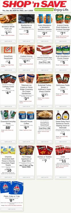 Weekly ad Shop'n Save 12/23/2024 - 12/29/2024