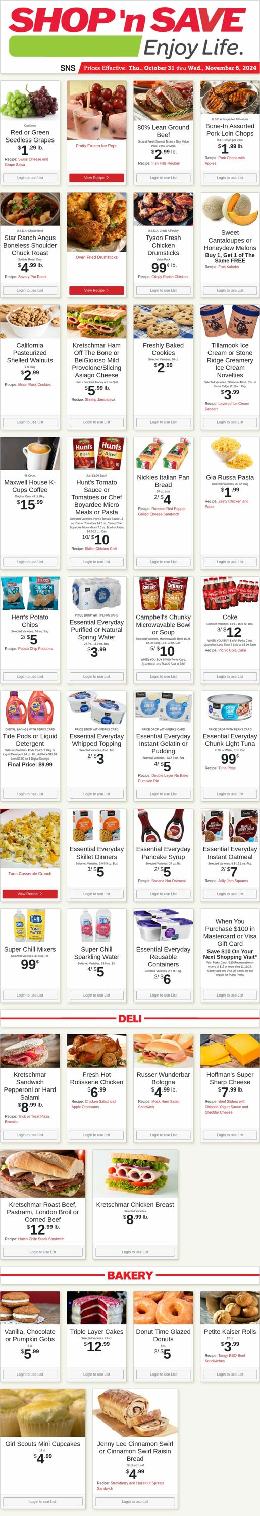 Shop'n Save Promotional weekly ads