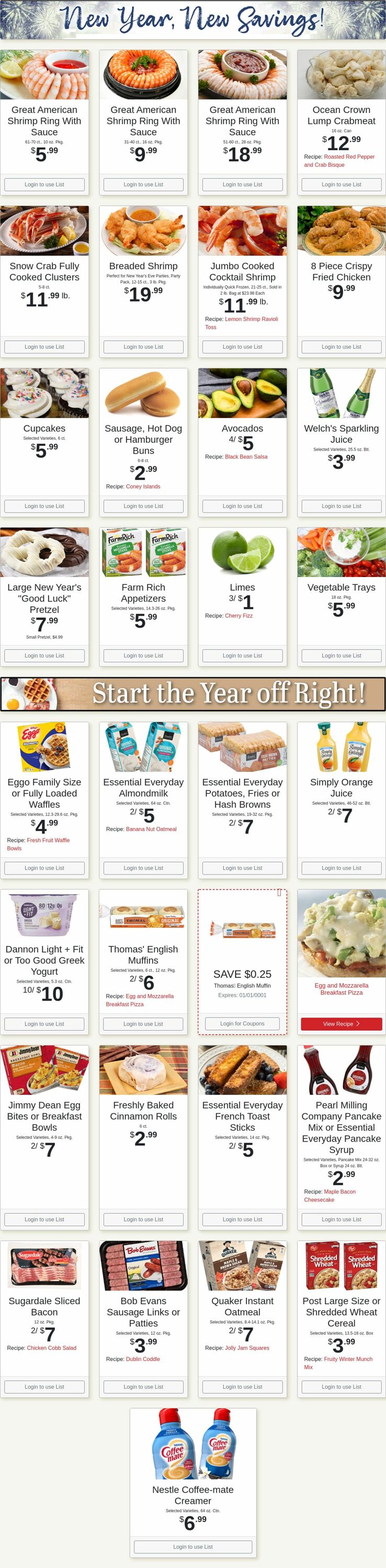 Weekly ad Shop'n Save 12/29/2025 - 01/04/2026