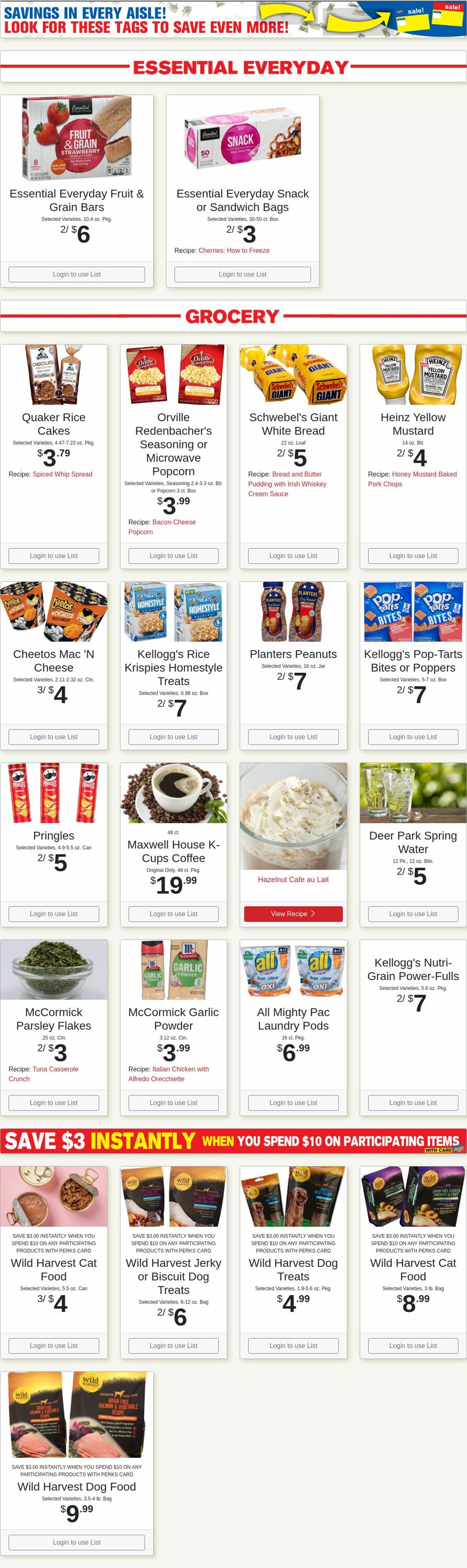 Weekly ad Shop'n Save 08/12/2024 - 08/18/2024