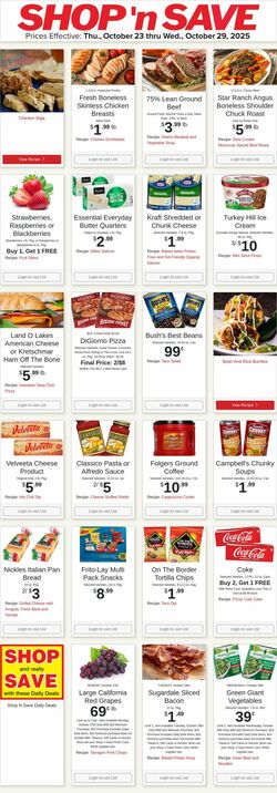 Weekly ad Shop'n Save 12/22/2025 - 12/28/2025