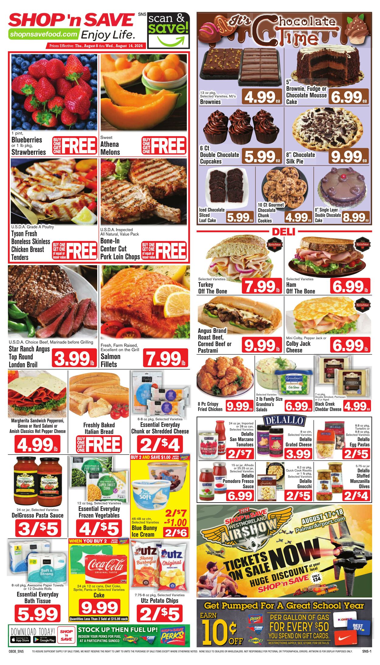 Weekly ad Shop'n Save 08/08/2024 - 08/14/2024