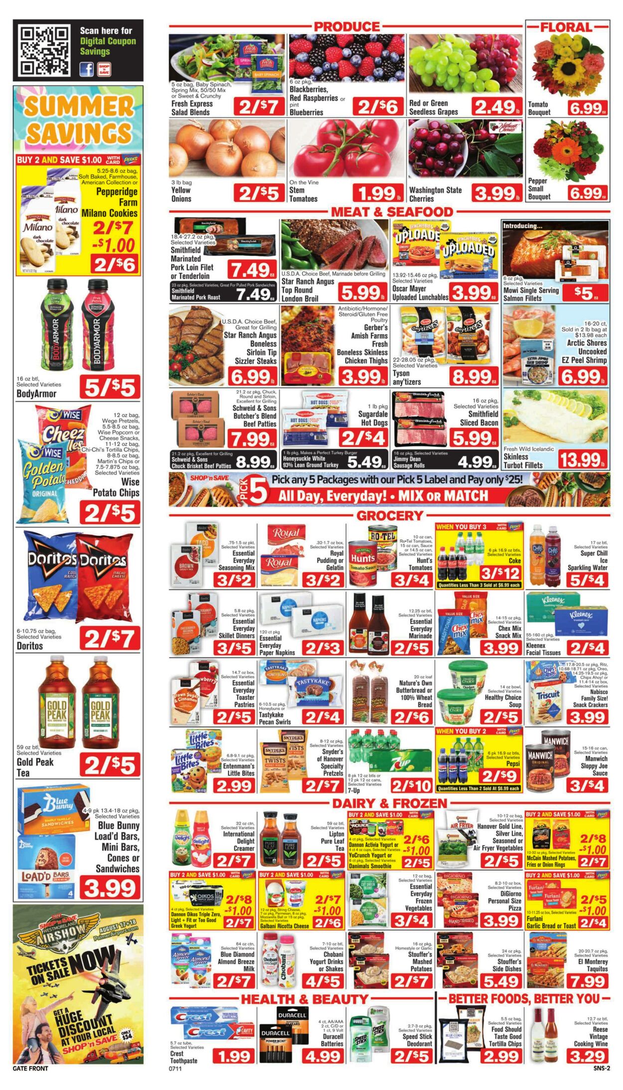 Weekly ad Shop'n Save 07/07/2024 - 07/17/2024