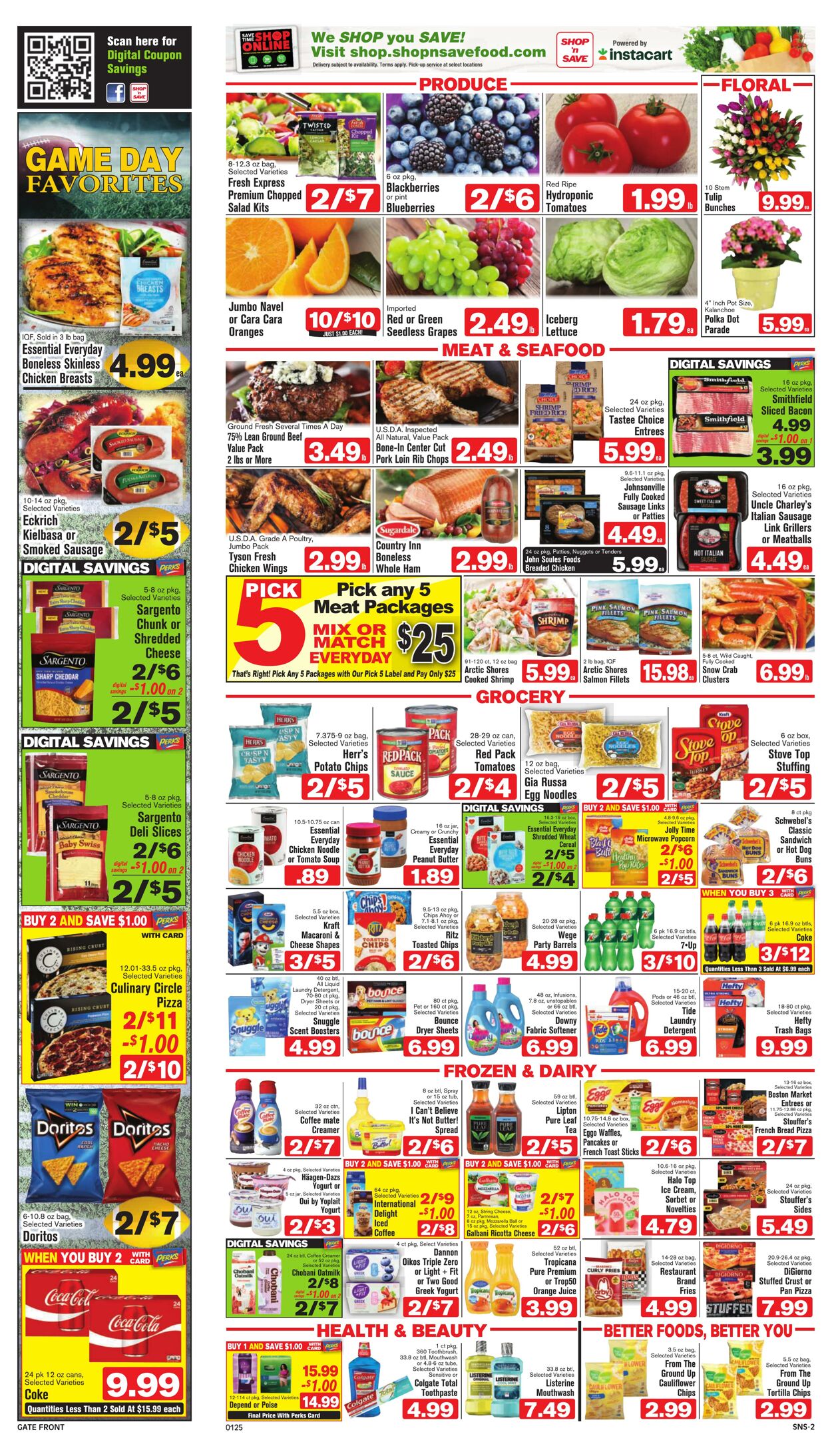 Weekly ad Shop'n Save 01/25/2024 - 01/31/2024