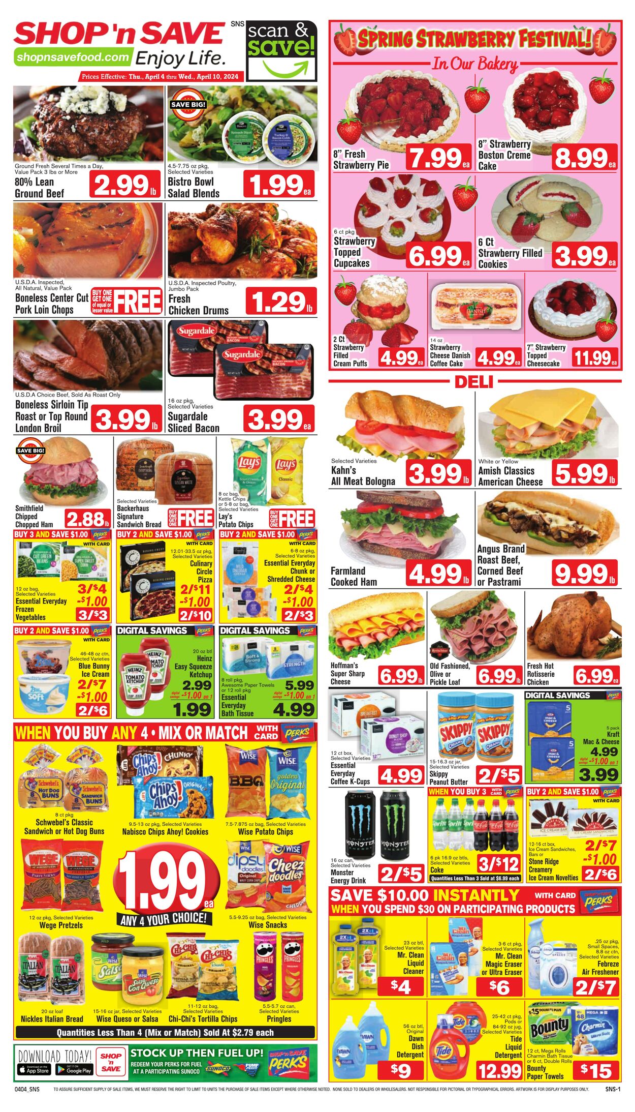 Weekly ad Shop'n Save 04/04/2024 - 04/10/2024
