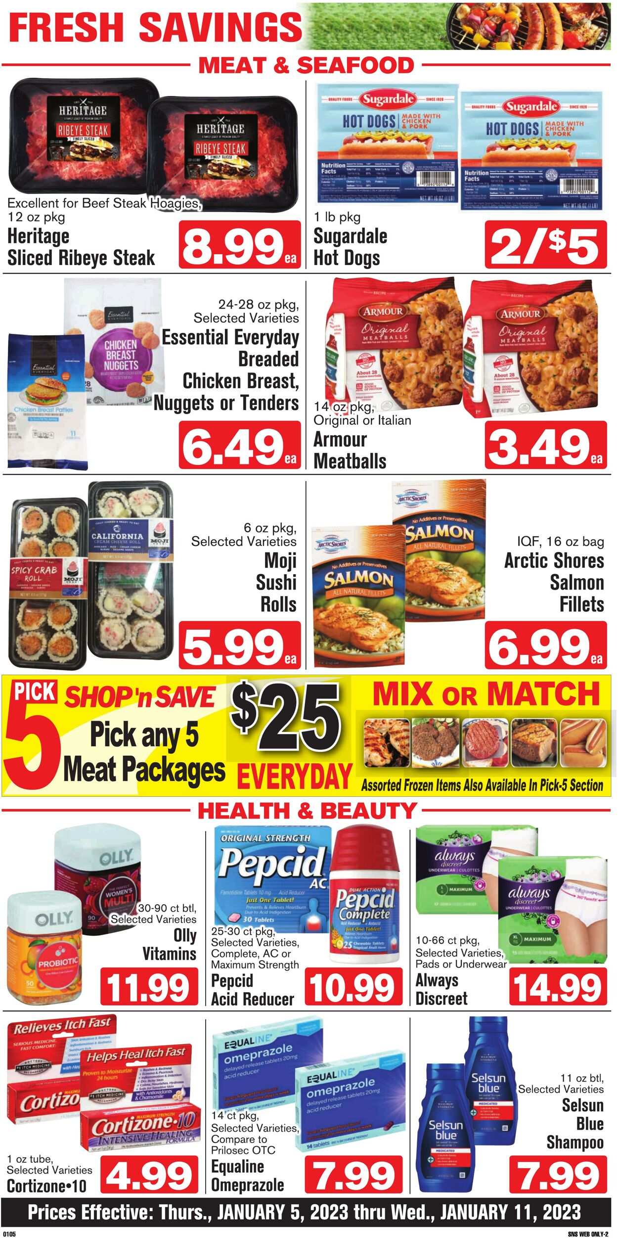 Weekly ad Shop'n Save 01/05/2023 - 01/11/2023