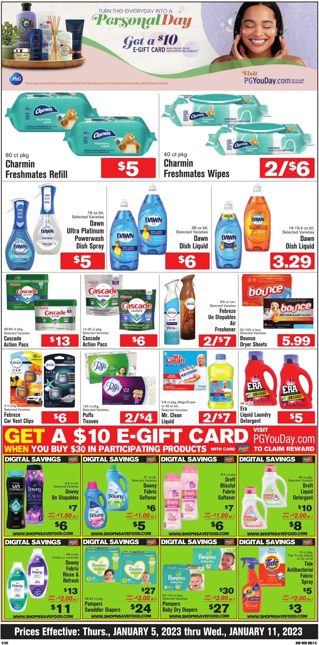 Weekly ad Shop'n Save 01/05/2023 - 01/11/2023