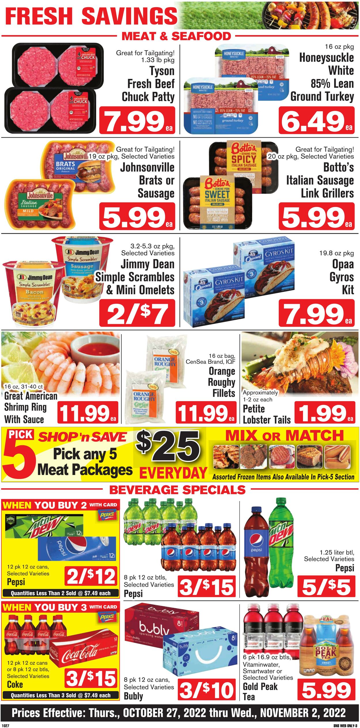 Weekly ad Shop'n Save 10/27/2022 - 11/02/2022