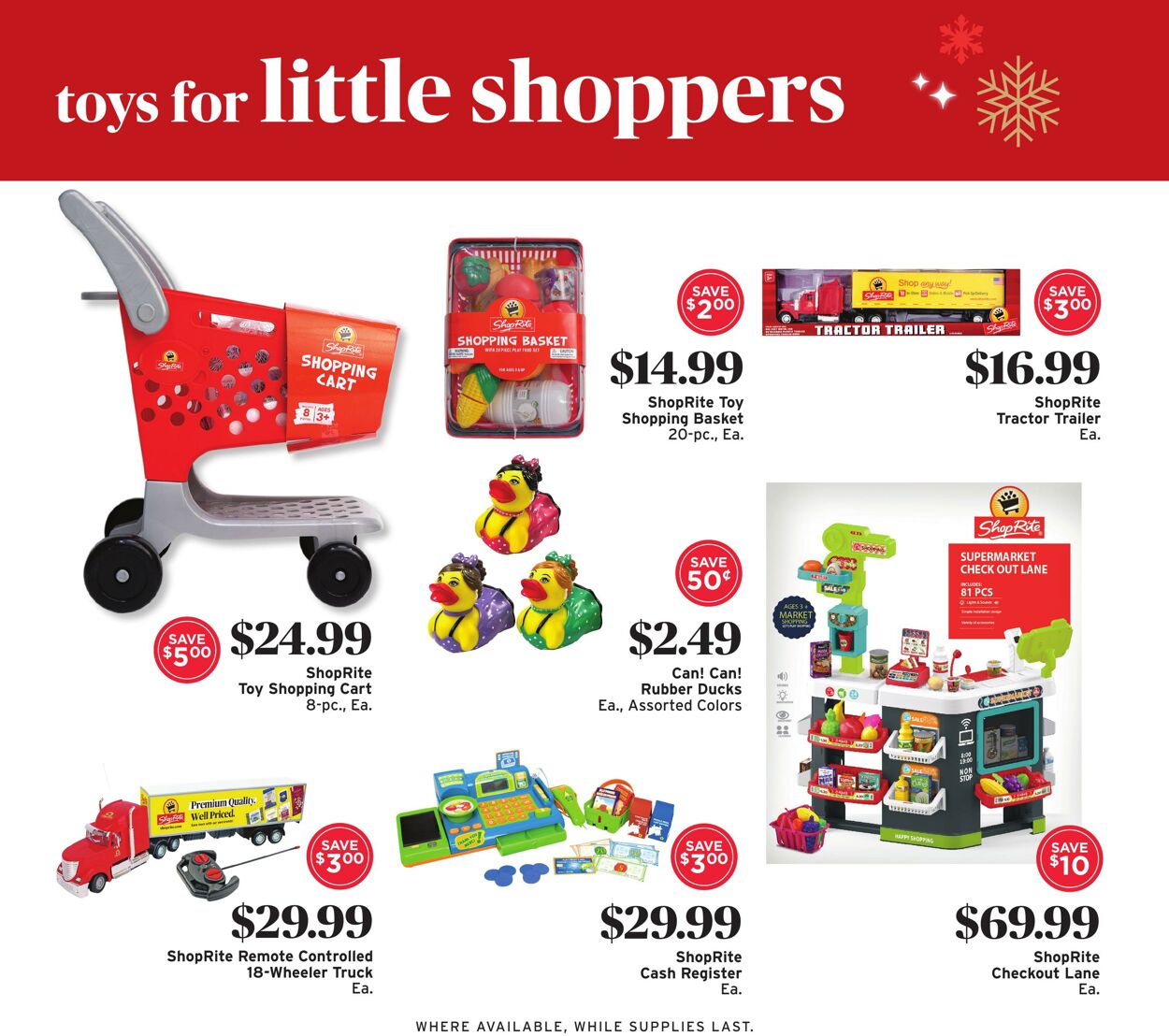 Weekly ad ShopRite 10/30/2025 - 12/27/2025