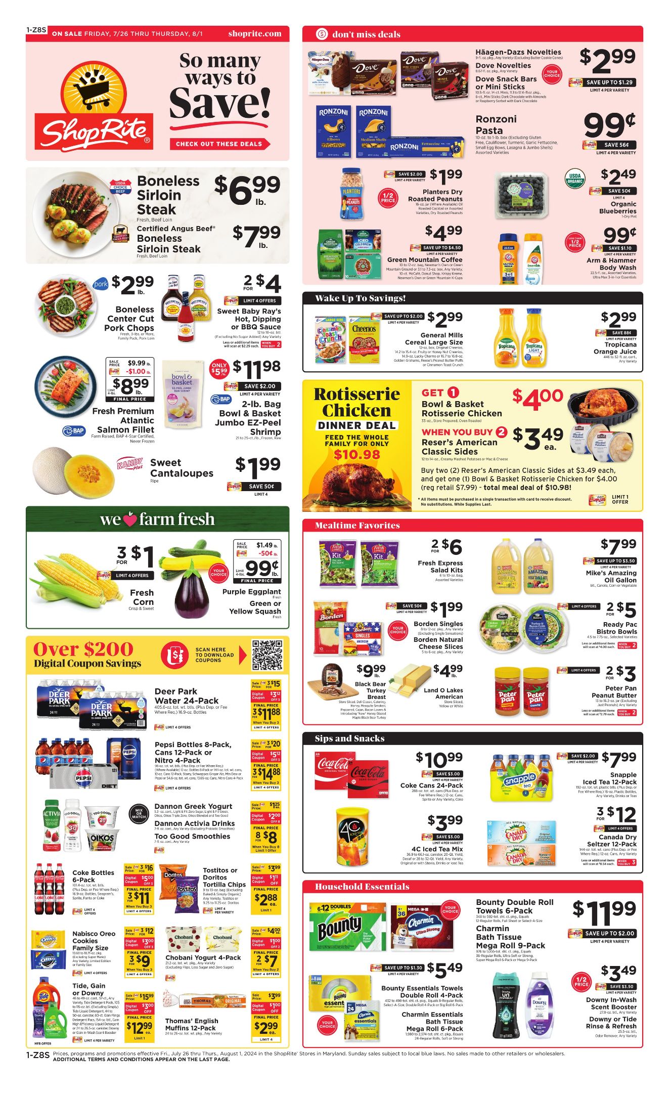 Weekly ad ShopRite 07/26/2024 - 08/01/2024