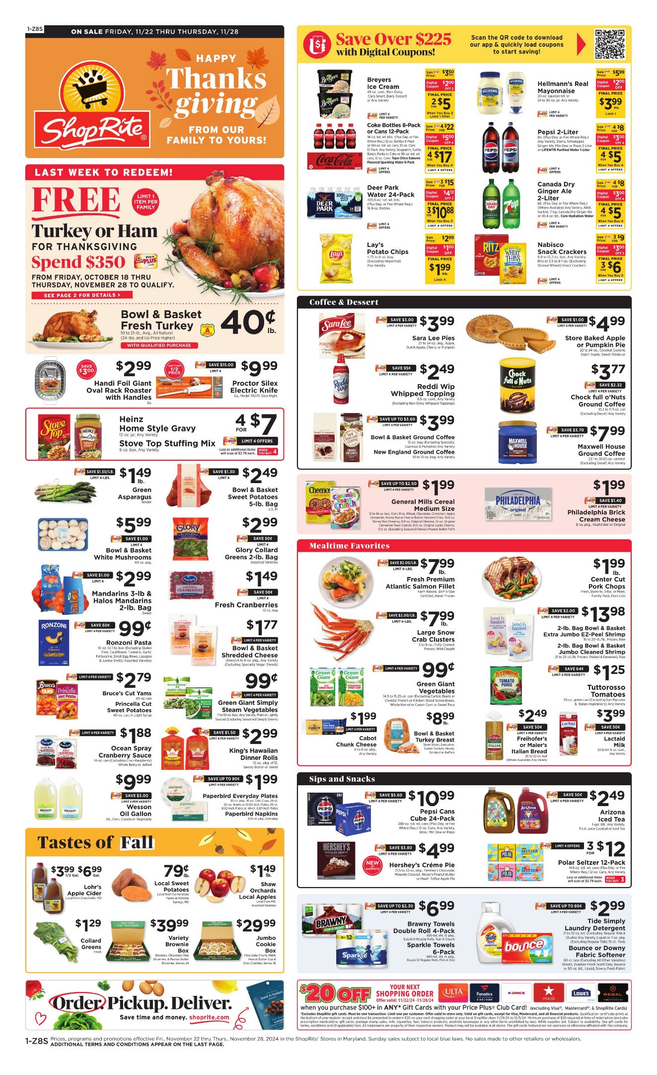 Weekly ad ShopRite 11/22/2024 - 11/28/2024