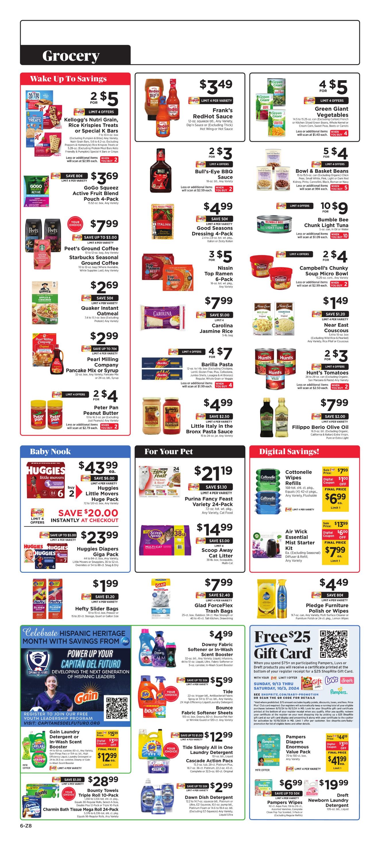 Weekly ad ShopRite 09/13/2024 - 09/19/2024