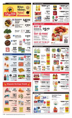 Weekly ad ShopRite 09/06/2024 - 09/12/2024