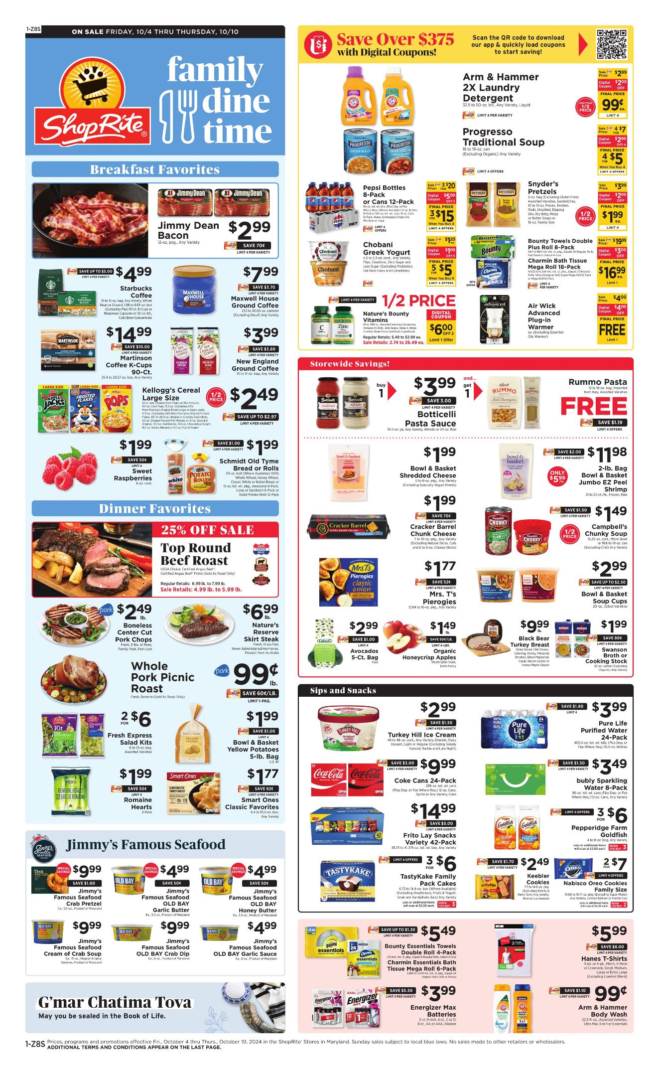 Weekly ad ShopRite 10/04/2024 - 10/10/2024