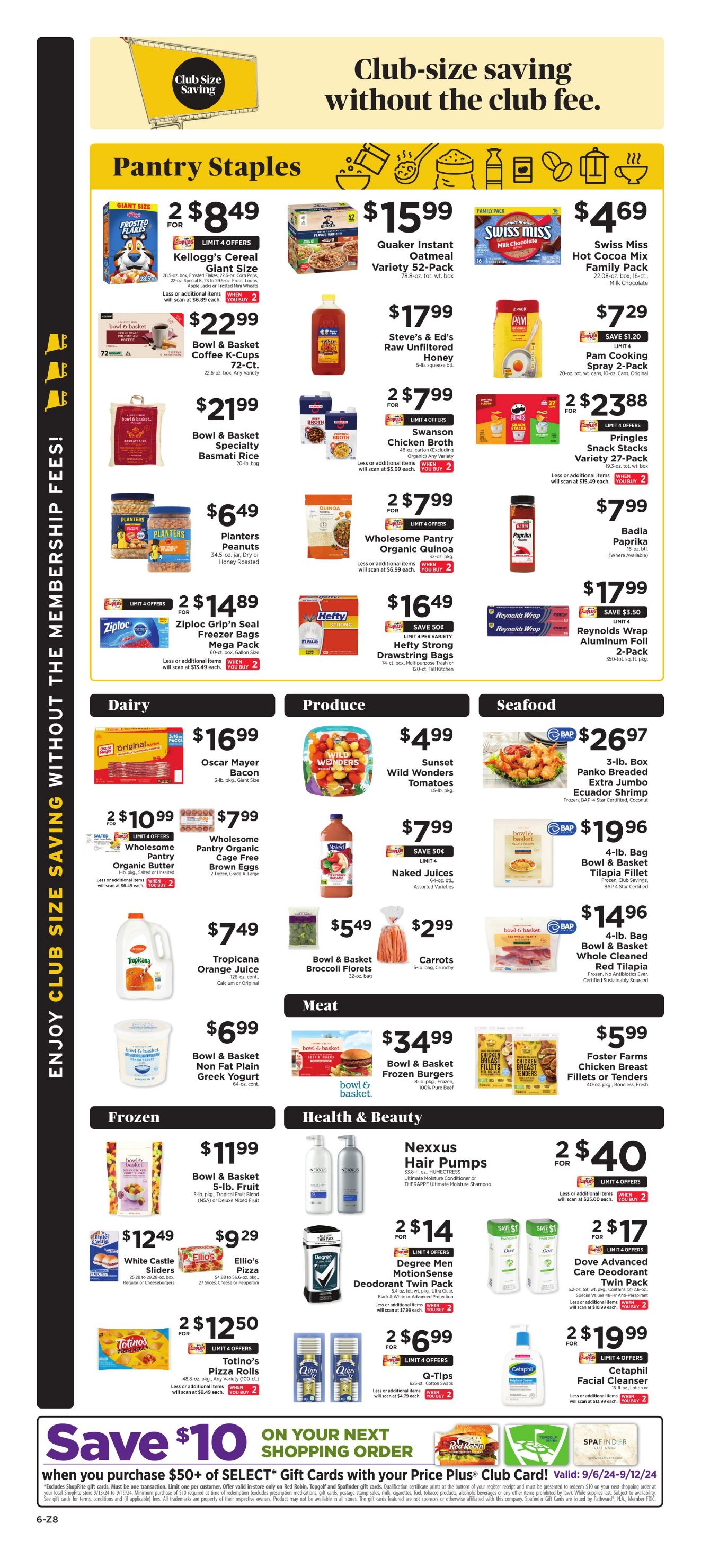 Weekly ad ShopRite 09/06/2024 - 09/12/2024