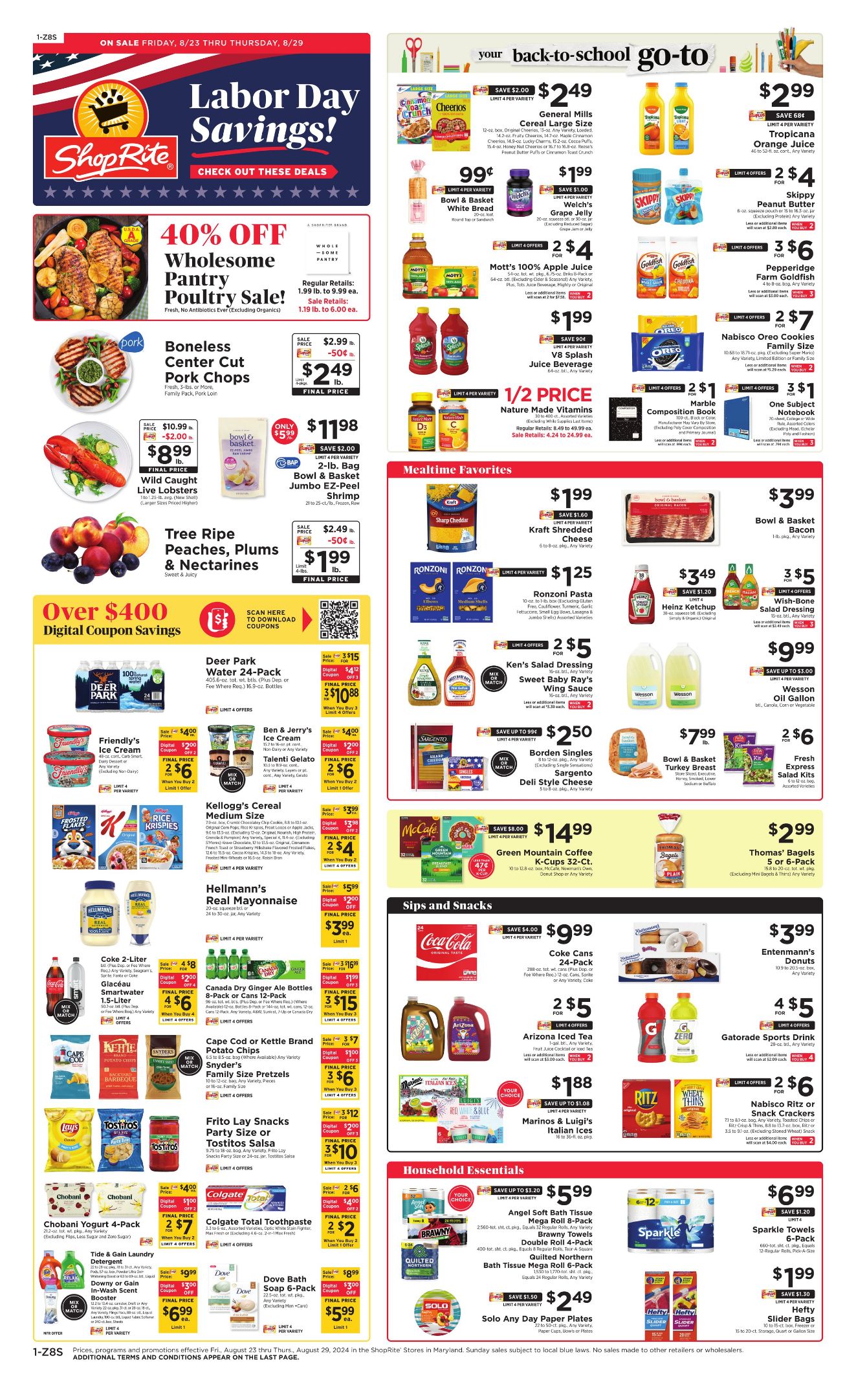 Weekly ad ShopRite 08/23/2024 - 08/29/2024