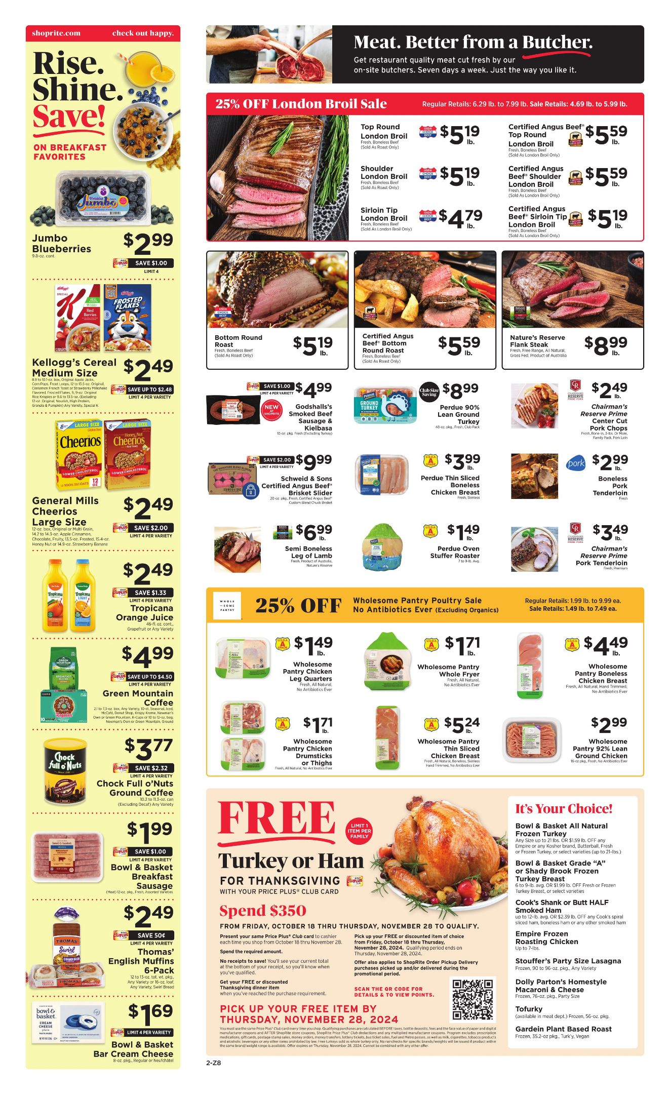 Weekly ad ShopRite 11/08/2024 - 11/14/2024