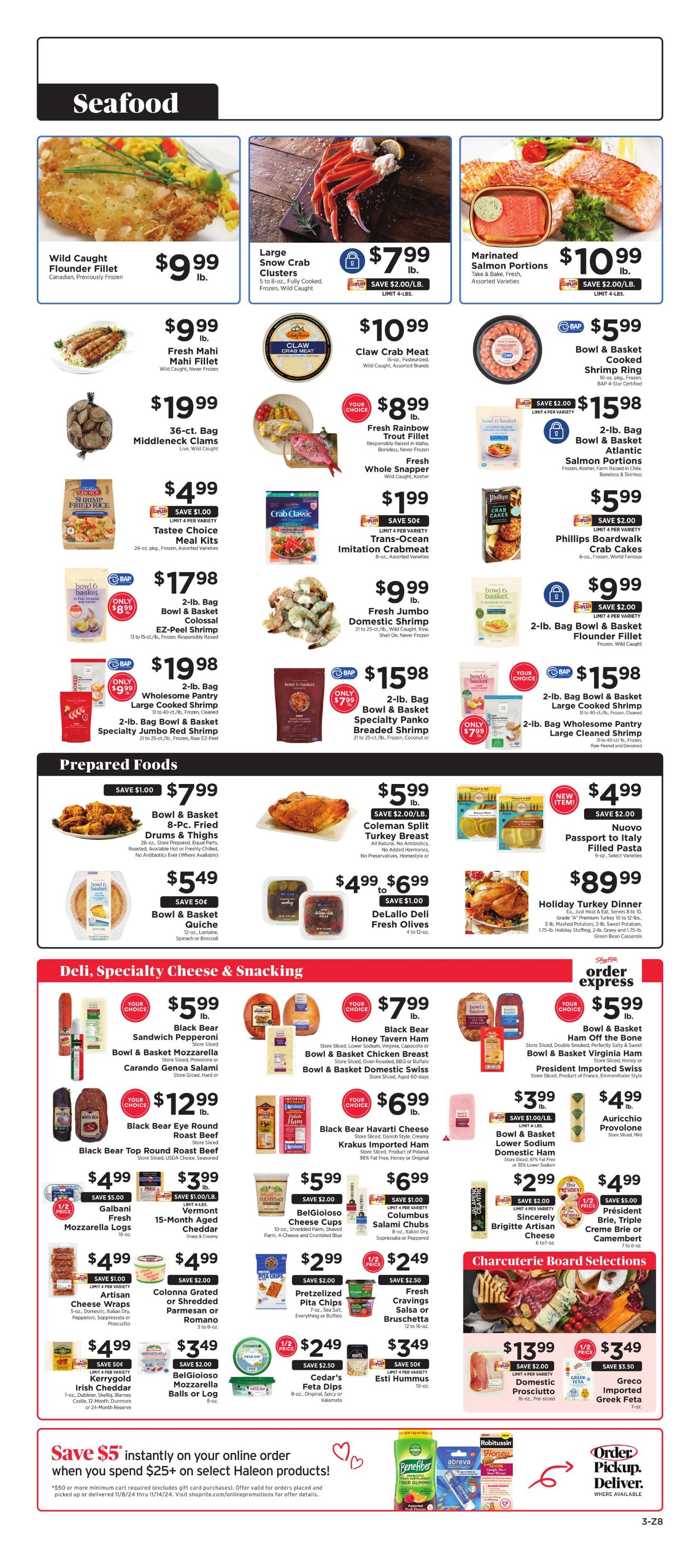 Weekly ad ShopRite 11/08/2024 - 11/14/2024