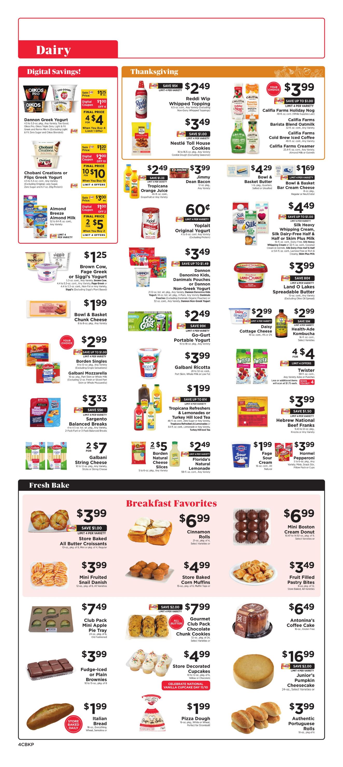 Weekly ad ShopRite 11/08/2024 - 11/14/2024