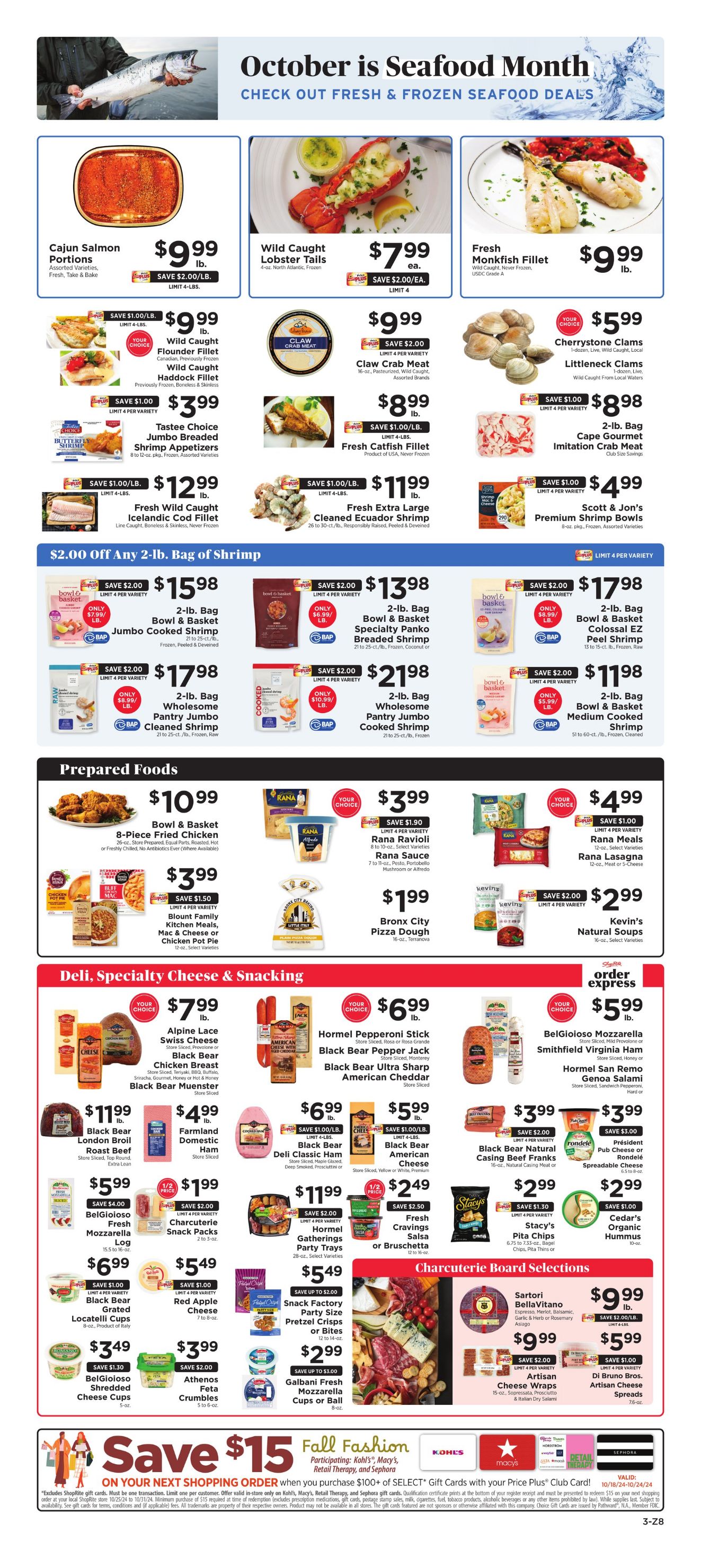 Weekly ad ShopRite 10/18/2024 - 10/24/2024