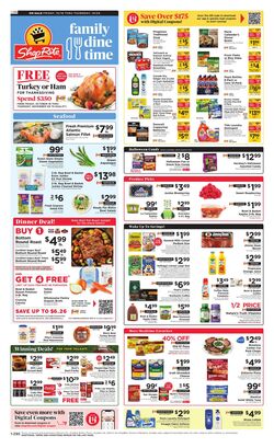 Weekly ad ShopRite 11/01/2024 - 11/07/2024