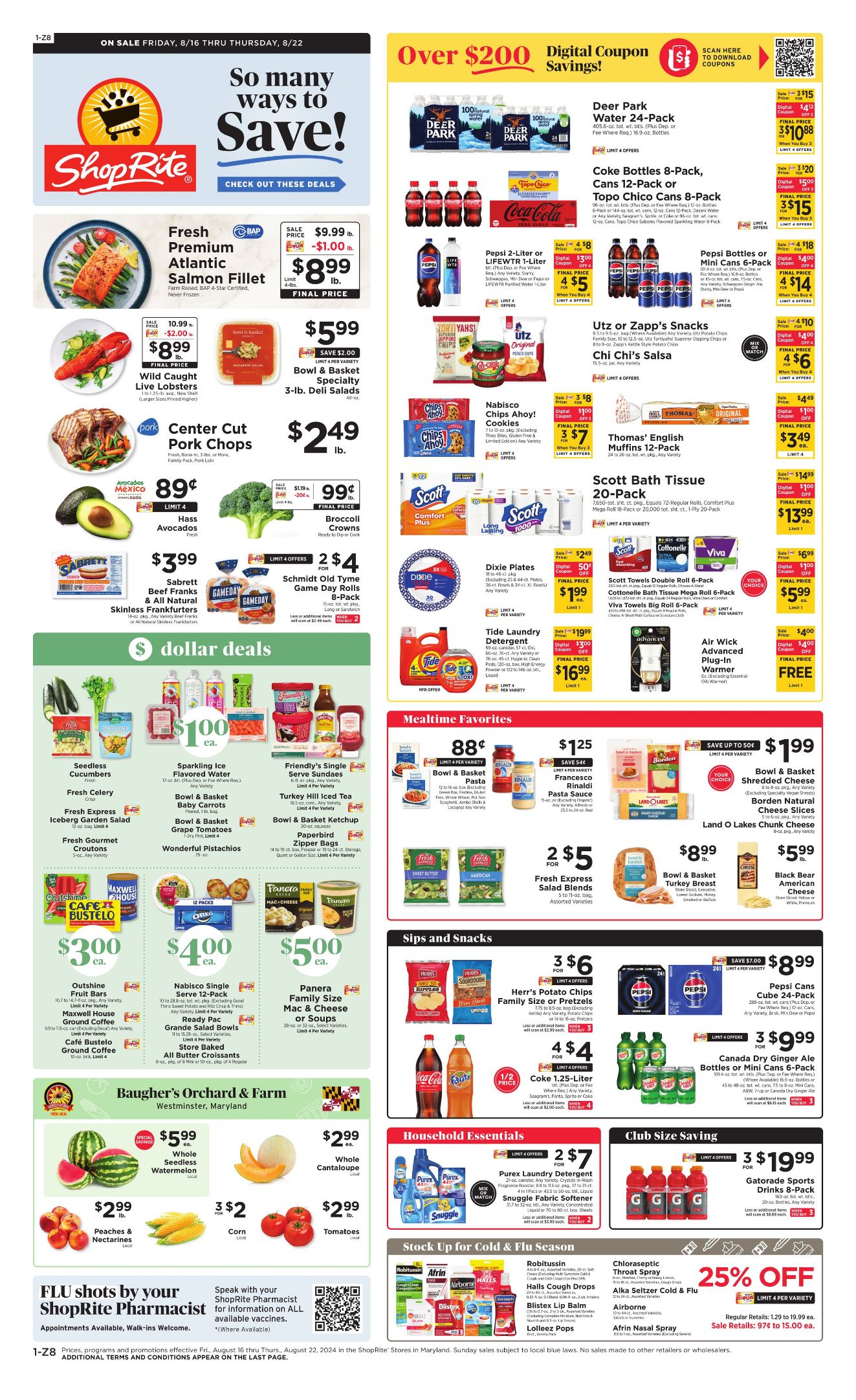 Weekly ad ShopRite 08/16/2024 - 08/22/2024