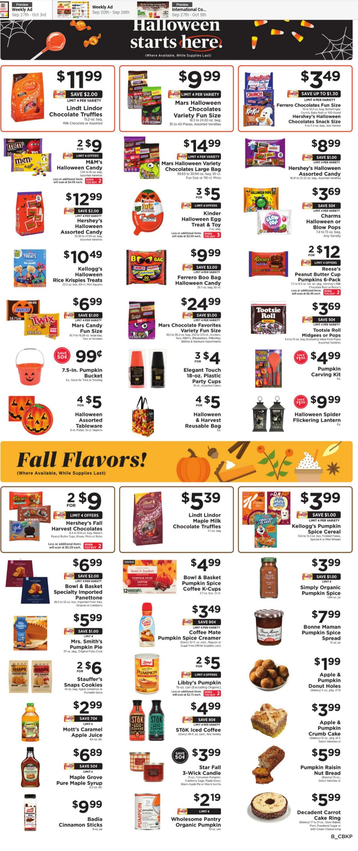 Weekly ad ShopRite 09/27/2024 - 10/03/2024